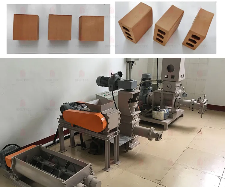 ईंट बनाने की मशीन क्ले उत्पाद प्रदर्शन परीक्षण के लिए प्रयोगात्मक एक्सट्रूडर 5
