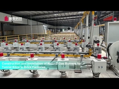 ईंट कारखानों में सुरंग भट्टियों के लिए प्राकृतिक गैस बर्नर